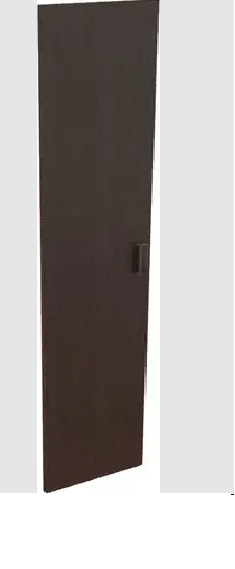 Дверь из ЛДСП к узкому стеллажу К-975. Ф Венге в Диксоне - dikson.mebel54.com | фото