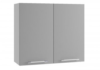 Гарда П 800 шкаф верхний (Белый Эмалит/корпус Серый) в Диксоне - dikson.mebel54.com | фото