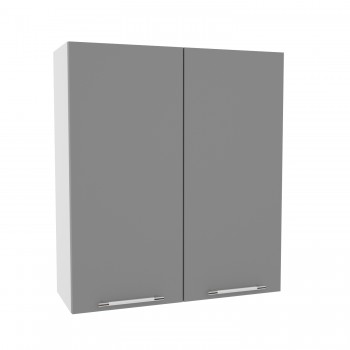 Гарда ВП 800 шкаф верхний высокий (Белый Эмалит/корпус Серый) в Диксоне - dikson.mebel54.com | фото