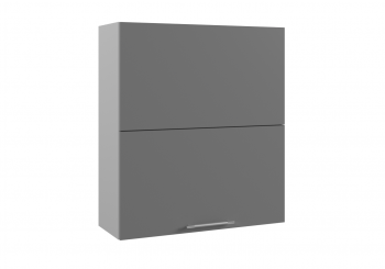 Капри ПГПМ 800 шкаф верхний Blum Aventos HF (Камень светлый/корпус Серый) в Диксоне - dikson.mebel54.com | фото