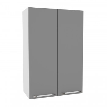 Капри ВП 600 шкаф верхний высокий (Камень светлый/корпус Серый) в Диксоне - dikson.mebel54.com | фото