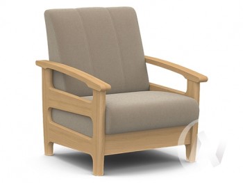 Кресло для отдыха Омега (бук лак/CATANIA LATTE) в Диксоне - dikson.mebel54.com | фото