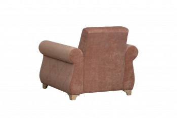 Кресло для отдыха "Порто" (велюр киви корица / микровельвет крем) в Диксоне - dikson.mebel54.com | фото