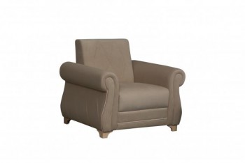 Кресло для отдыха "Порто" (велюр киви латте / микровельвет крем) в Диксоне - dikson.mebel54.com | фото