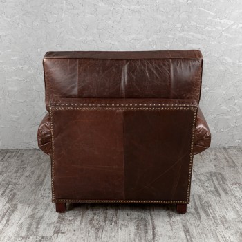 Кресло кожаное Лофт Аристократ (ширина 1100 мм) в Диксоне - dikson.mebel54.com | фото
