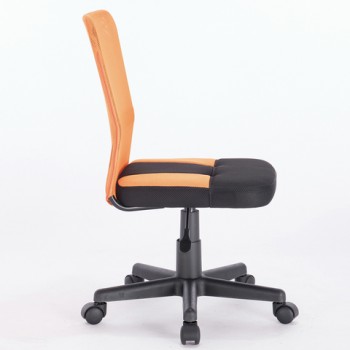 Кресло компактное BRABIX Smart MG-313 (черный, оранжевый) в Диксоне - dikson.mebel54.com | фото