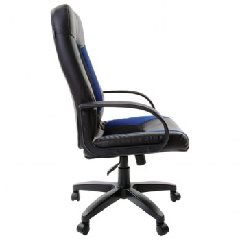 Кресло офисное BRABIX Strike EX-525 (сине-черный) в Диксоне - dikson.mebel54.com | фото