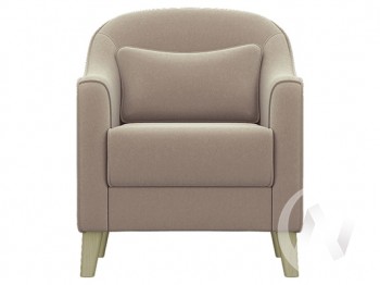 Кресло отдыха Комфорт-4 (бесцветный лак/CATANIA LATTE) в Диксоне - dikson.mebel54.com | фото