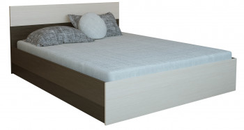 Кровать 0,8м Юнона с настилом (Венге / Дуб) в Диксоне - dikson.mebel54.com | фото