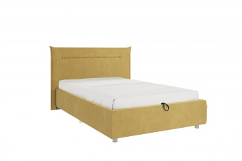 Кровать 1,2 Альба (Медовый велюр/под-мех) в Диксоне - dikson.mebel54.com | фото