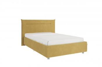 Кровать 1,2 Альба с основанием (Медовый велюр) в Диксоне - dikson.mebel54.com | фото
