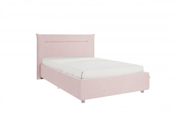 Кровать 1,2 Альба с основанием (Нежно-розовый велюр) в Диксоне - dikson.mebel54.com | фото
