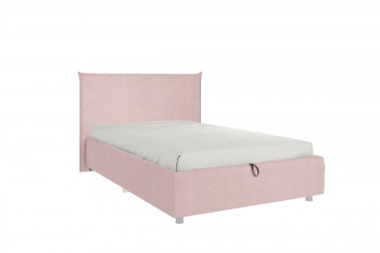 Кровать 1,2 Квест (Нежно-розовый велюр/под-мех) в Диксоне - dikson.mebel54.com | фото
