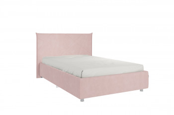 Кровать 1,2 Квест с основанием (Нежно-розовый велюр) в Диксоне - dikson.mebel54.com | фото