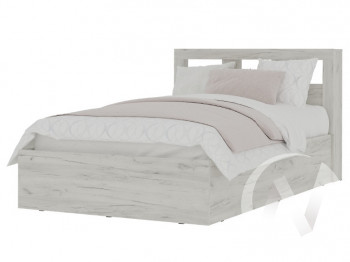 Кровать 1,2 МС Гранд (дуб крафт белый) в Диксоне - dikson.mebel54.com | фото