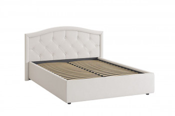 Кровать 1.4 Верона белый экокожа в Диксоне - dikson.mebel54.com | фото
