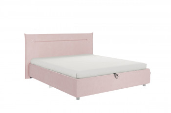 Кровать 1,6 Альба (Нежно-розовый велюр/под-мех) в Диксоне - dikson.mebel54.com | фото