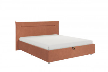 Кровать 1,6 Альба (Персик велюр/под-мех) в Диксоне - dikson.mebel54.com | фото