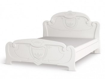 Кровать 1,6м Мария (Белый глянец) в Диксоне - dikson.mebel54.com | фото
