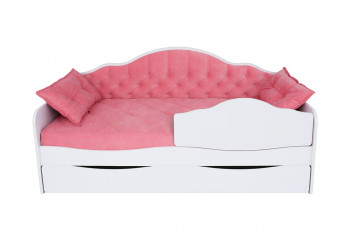 Кровать 170 серии Иллюзия Лайт 1 ящик 89 Розовый (подушки) в Диксоне - dikson.mebel54.com | фото