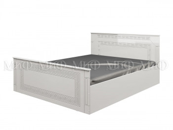 Кровать Афина-1 1,4 м (Белый/Белый глянец) в Диксоне - dikson.mebel54.com | фото