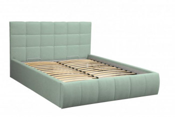 Кровать "Диана" ш. 1400 (Н=1010мм) (жаккард аква) в Диксоне - dikson.mebel54.com | фото