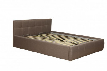 Кровать "Диана" ш. 1400 (Н=1010мм) (жаккард шоколад) в Диксоне - dikson.mebel54.com | фото