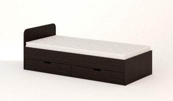 Кровать с ящиками 900 (Венге) в Диксоне - dikson.mebel54.com | фото