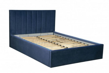 Кровать "Юнона" ш. 1600 (Н=1020мм) (ягуар нэви) в Диксоне - dikson.mebel54.com | фото