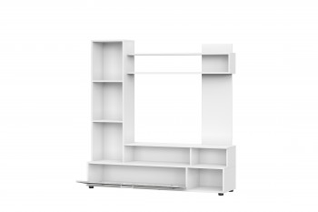 Мебель для гостиной "МГС 9" Белый / Цемент светлый в Диксоне - dikson.mebel54.com | фото