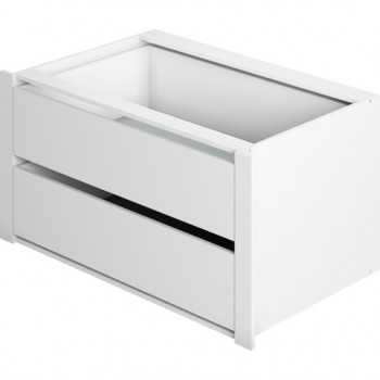 Модуль с ящиками для шкафа 600 Белый снег в Диксоне - dikson.mebel54.com | фото