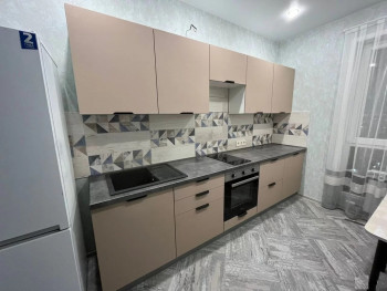 Модульная кухня Норд 2,5 м (Софт какао/Белый) в Диксоне - dikson.mebel54.com | фото