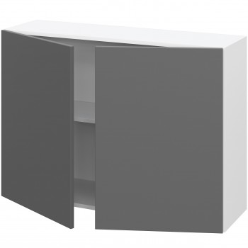 Норд ШВ 1000 Шкаф верхний (Софт смок/корпус Белый) в Диксоне - dikson.mebel54.com | фото
