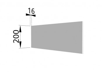 Панель торцевая АНП Ройс (для антресоли) Белый софт в Диксоне - dikson.mebel54.com | фото