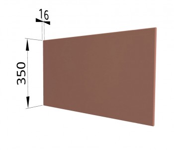 Панель торцевая (для шкафа горизонтального глубокого) ГПГ Квадро (Персик софт) в Диксоне - dikson.mebel54.com | фото