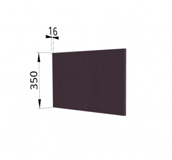 Панель торцевая (для шкафа горизонтального глубокого) ГПГ Тито, Гарда (Пурпур) в Диксоне - dikson.mebel54.com | фото