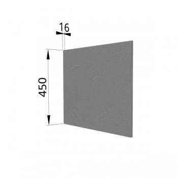 Панель торцевая (для шкафа горизонтального глубокого высокого) ГВПГ Лофт (Штукатурка серая) в Диксоне - dikson.mebel54.com | фото