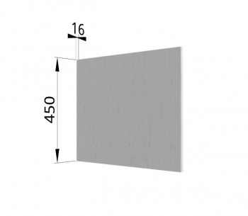 Панель торцевая (для шкафа горизонтального глубокого высокого) ГВПГ Монца, Ройс (Кварц бежевый) в Диксоне - dikson.mebel54.com | фото