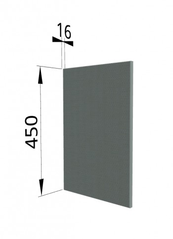 Панель торцевая (для шкафа горизонтального высокого) ВПГ Квадро (Нарцисс) в Диксоне - dikson.mebel54.com | фото