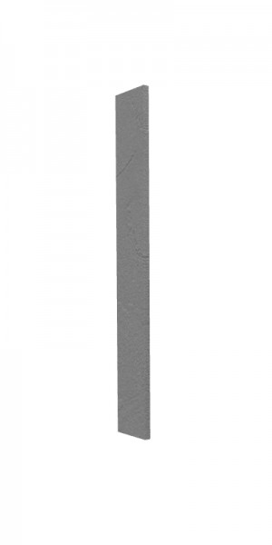 Панель торцевая (для шкафа верхнего торцевого высокого) ВПТ 400 Лофт (Штукатурка серая) в Диксоне - dikson.mebel54.com | фото
