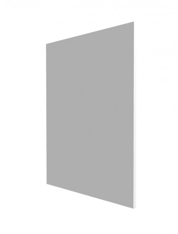 Панель торцевая С Ройс (для шкафов нижних) Белый софт в Диксоне - dikson.mebel54.com | фото