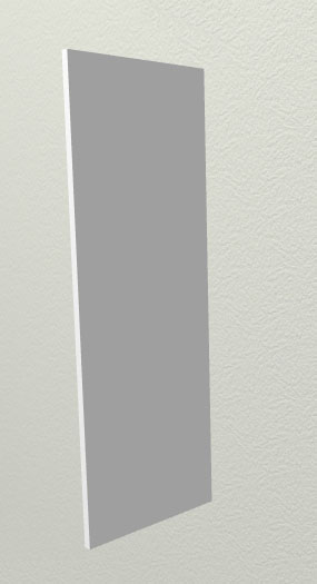 Панель торцевая ВП Ройс (для шкафа верхнего высокого) Грей софт в Диксоне - dikson.mebel54.com | фото