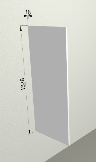 Панель ТП14 (для пеналов) Белый в Диксоне - dikson.mebel54.com | фото