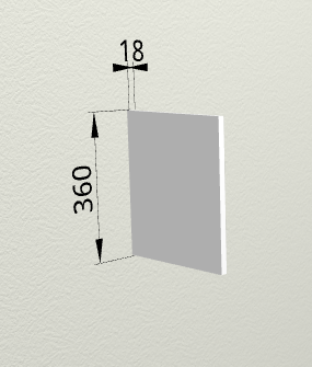 Панель ТПГ55 (для верхних горизонтальных глубоких шкафов) Агат в Диксоне - dikson.mebel54.com | фото