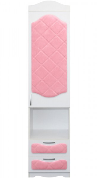 Пенал с ящиками серии Иллюзия 36 Светло-розовый в Диксоне - dikson.mebel54.com | фото
