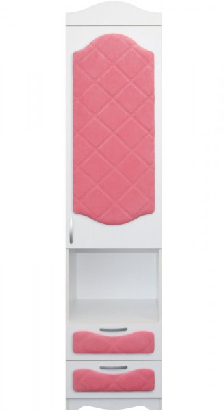 Пенал с ящиками серии Иллюзия 89 Розовый в Диксоне - dikson.mebel54.com | фото