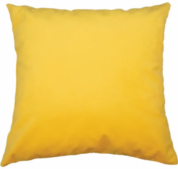 Подушка - думка (микровелюр желтый) в Диксоне - dikson.mebel54.com | фото