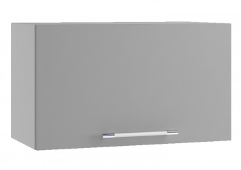 Ройс ПГ 600 Шкаф верхний горизонтальный (Графит софт/корпус Серый) в Диксоне - dikson.mebel54.com | фото
