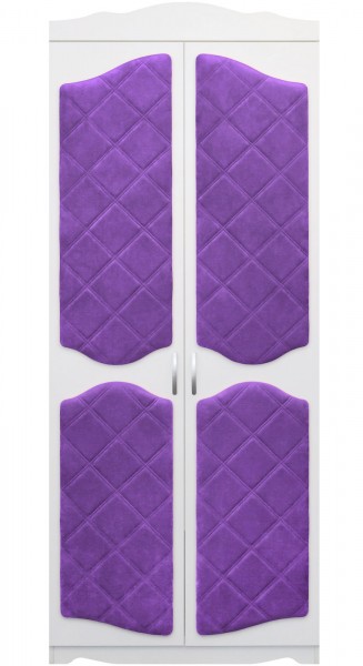 Шкаф 2-х створчатый серии Иллюзия 32 фиолетовый в Диксоне - dikson.mebel54.com | фото