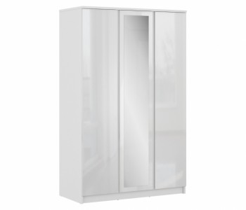 Шкаф 3-х дверный СБ-2493 Медея (Белый/Белый глянец) в Диксоне - dikson.mebel54.com | фото